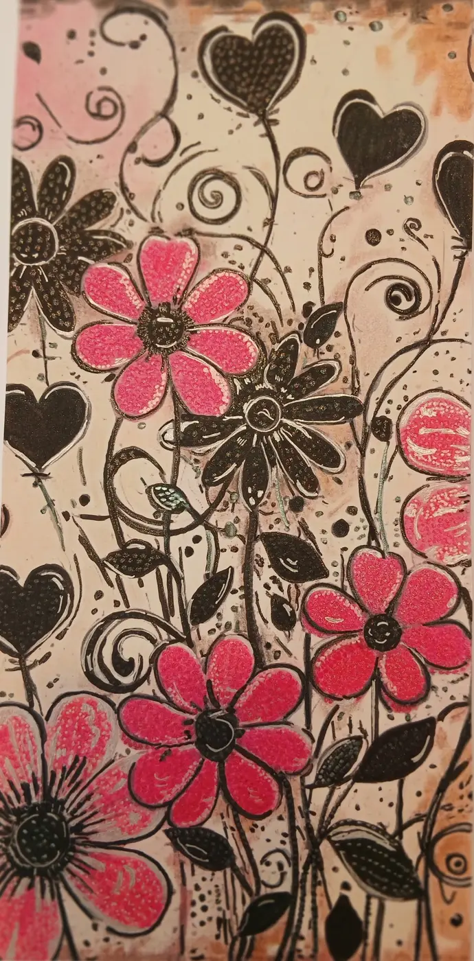 Rosa y negro